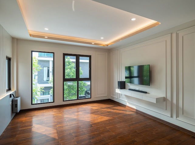 ขายบ้านเดี่ยว : ย่าน Town in Town!ใกล้ SISB ! บิ๊วอินสวยหรู เสาไฟลงดิน ! 3 ชั้น 3 จอด! ขายบ้านเดี่ยว The City เอกมัย-ลาดพร้าว จาก AP 52.4 ตร.ว 337 ตรม 5 นอน 6 น้ำ