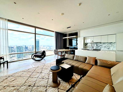 เช่าคอนโด รร.พณิชยการสีลม : LTHC13557 – Condo for Rent | Four Seasons Private Residences | 138 sqm | 2 Beds 2.5 Baths | 300K/Month | Near BTS Saphan Taksin 