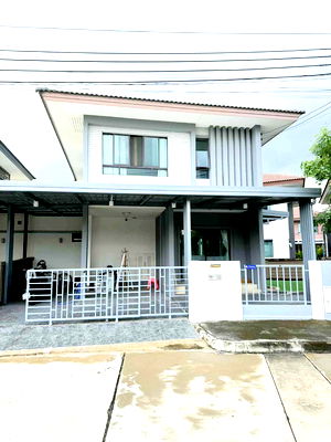 Twin houses for sale Bang Khun Thian :  For sale: Habitía Shine semi-detached house, Tha Kham-Rama 2, 50 sqw., corner unit.