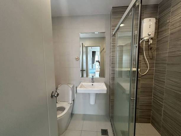 รูป ให้เช่าห้องแต่งพร้อม เฟอร์ครบ ห้องใหญ่ วิวดี การเดินทางสะดวก ใกล้ MRT สายสีส้ม - โครงการศุภาลัย เวอเรนด้า รามคำแหง - รูปที่ 11/12