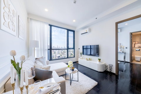 ขาย คอนโด Park Origin Thonglor 1 ห้องนอน 36 ตรม. ชั้น 35 ห้องสวย แต่งครบ ขายพร้อมผู้เช่า