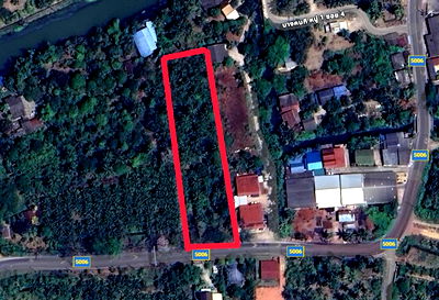 Land for sale Bang Khon Ti Samut Songkram : Land for sale 2-1-63 rai, Bang Khonthi District, Samut Songkhram Province