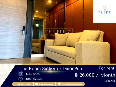 เช่าคอนโด BTS เซนต์หลุยส์ : ✨ ทุกรายละเอียดคือความพิถีพิถัน The Room สาทร-ถนนปั้น ห้องสวย สภาพดี ✔