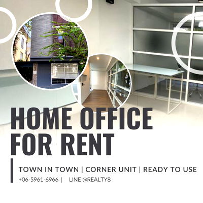 Home office for rent Lat Phrao Road : Home Office for Rent   Town in Town   Corner Unit   Ready to Use