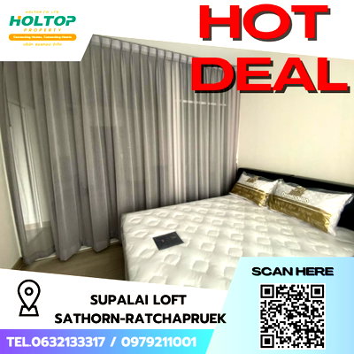 Condos for rent : #S4917 For Rent Supalai Loft Sathorn-Ratchapruek