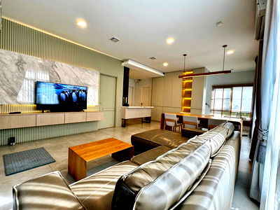 บ้านเดี่ยวให้เช่า : ให้เช่า บ้านเดี่ยว มัณฑนา บางนา-วงแหวน บ้านใหม่ วิวสวน ใกล้ รามคำแหง2