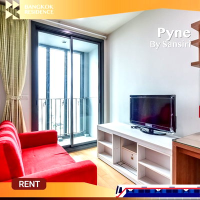Condos for rent : Now available ❗ Pyne By Sansiri 🛌🏻 Fully furnished, best value 🔥 Near BTS Ratchathewi 