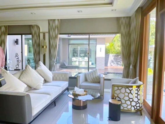 picture OnNut Ring Road 5bed Reduce the rent by 50%Gemo AnthaneeBangna SuanLuang Luxury 2-story Mansion hous - 5/8