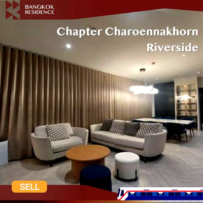 Condos for sale : 💎 Panoramic River View! Fully Furnished Unit - Chapter Charoennakhorn Riverside near ICONSIAM