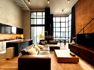 คอนโดให้เช่า : The Lofts Asoke | Stylish 2 Bedroom Duplex Condo For Rent - BR60745CD