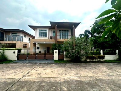 Houses for rent Kasetsart University Si Racha Campus : 2-storey detached house for rent in a community area, The Boulevard Sriracha, Chonburi project