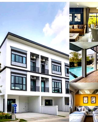 เช่าทาวน์โฮม เมืองสมุทรปราการ สมุทรปราการ : ให้เช่าบ้าน Lumpini Town Place Sukhumvit - Srinakarin (ลุมพินี ทาวน์เพลส สุขุมวิท - ศรีนครินทร์) 🏢 รหัสทรัพย์ | MA-H535 