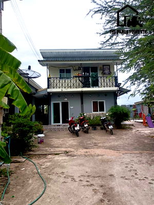 บ้านเดี่ยว ม.เอเชียน : ขายบ้าน 2 ชั้น 1 หลังกับห้องแถว 5 ห้อง เนื้อที่ 157 ตารางวา