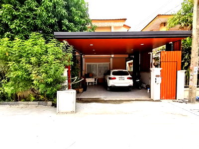 ขายบ้านเดี่ยว : ขายบ้านเดี่ยว 2ชั้น บางใหญ่ นนทบุรี มบ.ทวีโชติ4 หน้าบ้านไม่ชนใคร แปลงมุม 4ห้องนอน 3ห้องน้ำ 2ห้องครัว 2ที่จอดรถ ใกล้Central Westgate ตลาดบางใหญ่