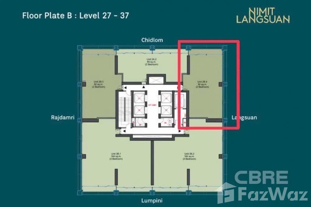 picture 2 Bedroom Condo for sale at Nimit Langsuan 5365572 - 5/5