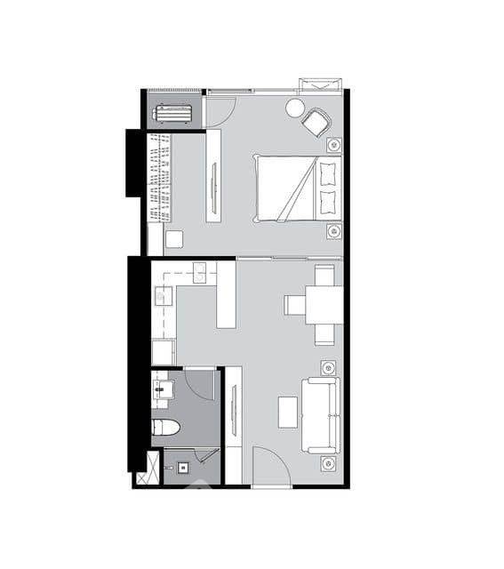 picture 1-BR Condo at Supalai Icon Sathon near MRT Si Lom (ID 1196406) - 14/23