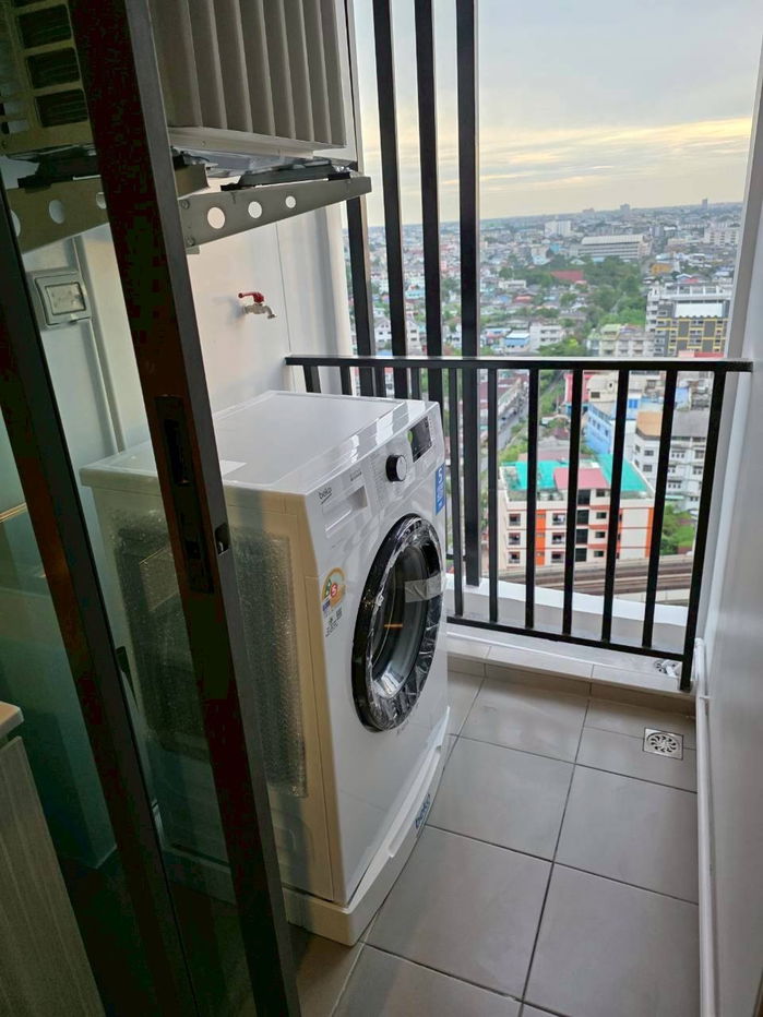 picture Condo for rent, Regent Home Wutthakat, Building A, 18th floor, built-in, luxurious throughout the room, open view, rental price 11,500 baht - 28/35