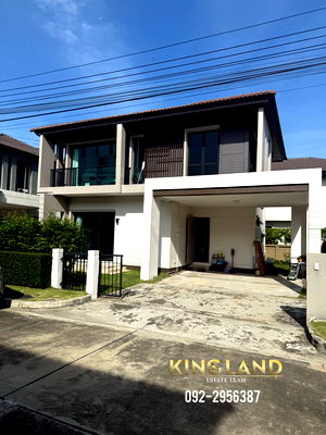 เช่าบ้านเดี่ยว เขตคลองสามวา : 📣 ให้เช่า บ้านเดี่ยว พร้อมอยู่ @ ฮาบิเทีย ออร์บิต หทัยราษฎร์ (Habitia Orbit Hathairat) 3 ห้องนอน 3 ห้องน้ำ