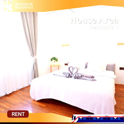 Houses for rent MRT Thailand Cultural Centre :  House Area Ratchada 3 🏡 Detached house in the heart of Ratchada–Rama 9, only 1.4 km from MRT Rama 9 🚇 
