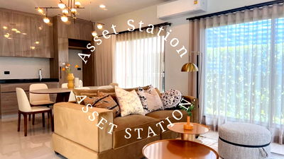 Houses for sale : Single house for sale, Burasiri Krungthep Kreetha, corner house, private