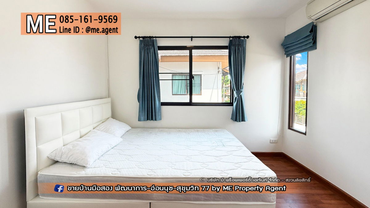 picture Sale Single house Pruksa Ville 73, Pattanakarn 38, fully furnished, Near Ekkamai, Thonglor, Sukhumvit call 085-161-9569 Oh (BA30-40) - 17/25
