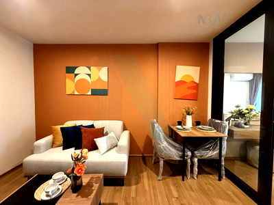 คอนโดให้เช่า : ให้เช่าคอนโด เดอะ ไลน์ ไวบ์ อาคาร 1 ชั้น 28 1 ห้องนอน ขนาด 28 ตรม ใกล้ BTS สถานีห้าแยกลาดพร้าว