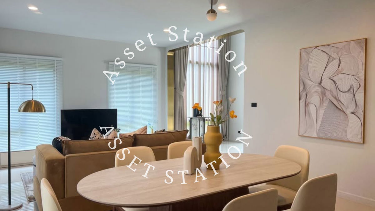 picture Single house for sale, Burasiri Krungthep Kreetha, corner house, private - 8/9