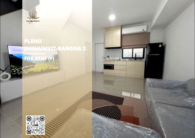 Townhouses for rent Samut Prakarn : Townhouse for rent 📍 Pleno Sukhumvit-Bangna 2 📍 3 bedrooms, 2 bathrooms, fully furnished and equipped with appliances