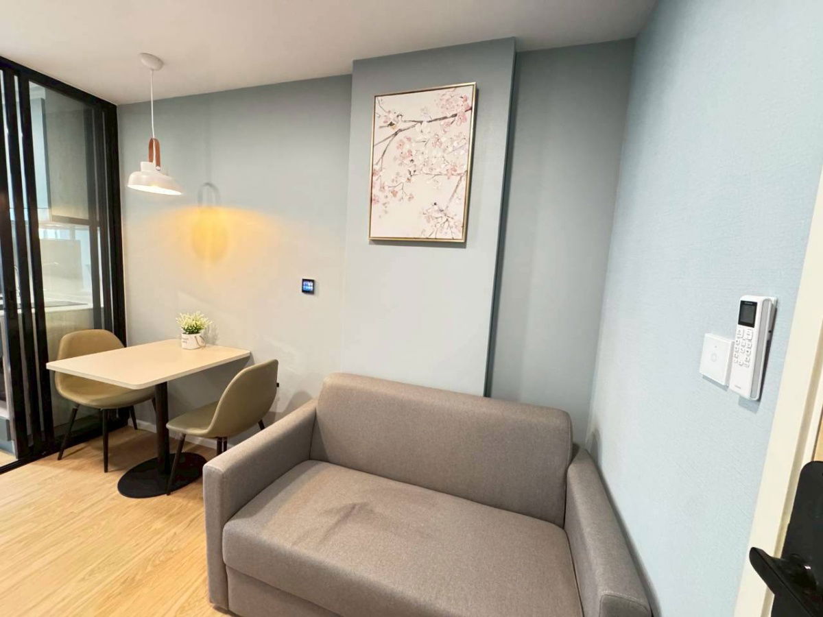 รูป ให้เช่าคอนโดแอทโมซ คาแนล รังสิต ตึกB 28 ตร.ม.ห้องใหม่ เฟอร์ครบ มีเครื่องซักผ้า ใกล้ฟิวเจอร์ พาร์ค (TR1182) - รูปที่ 3/10