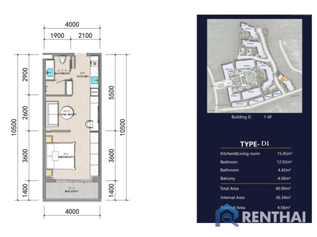 For sale condo 1 bedroom at AYANA Heights Seaview Residence - image 3