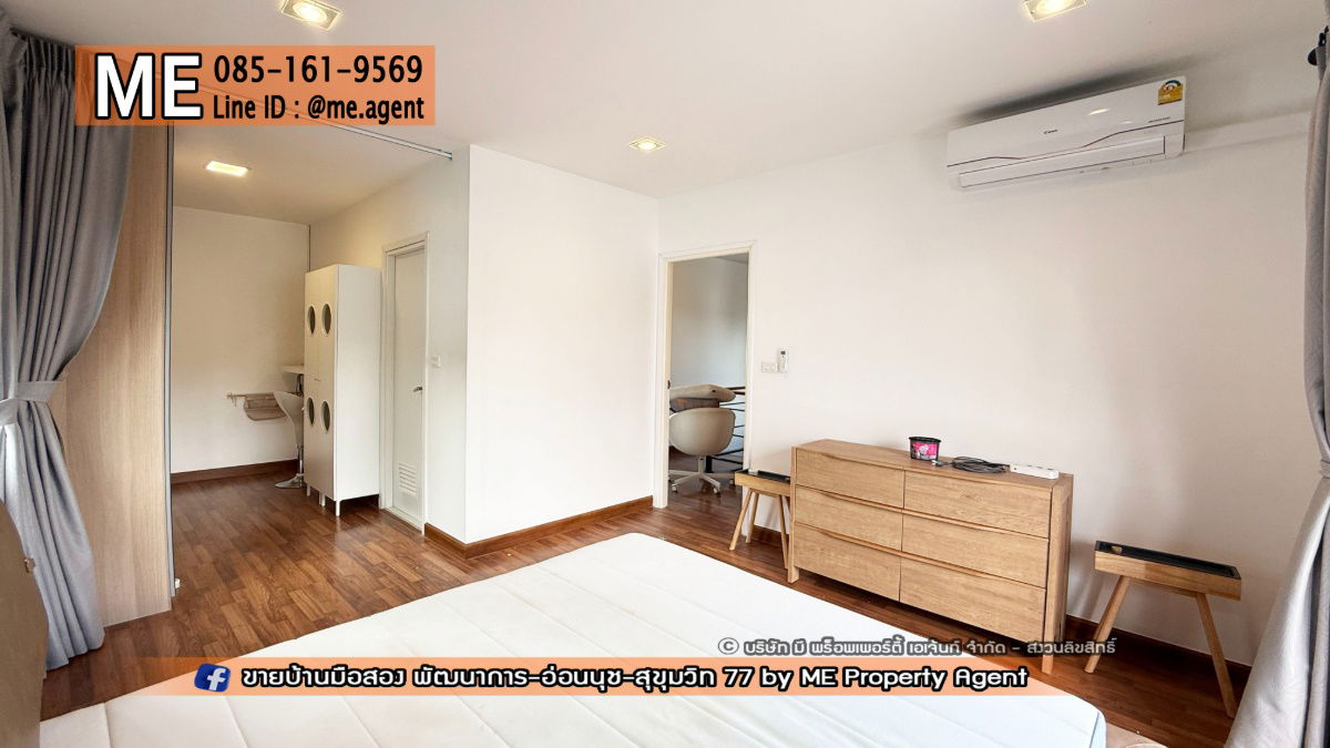 picture Sale Single house Pruksa Ville 73, Pattanakarn 38, fully furnished, Near Ekkamai, Thonglor, Sukhumvit call 085-161-9569 Oh (BA30-40) - 16/25