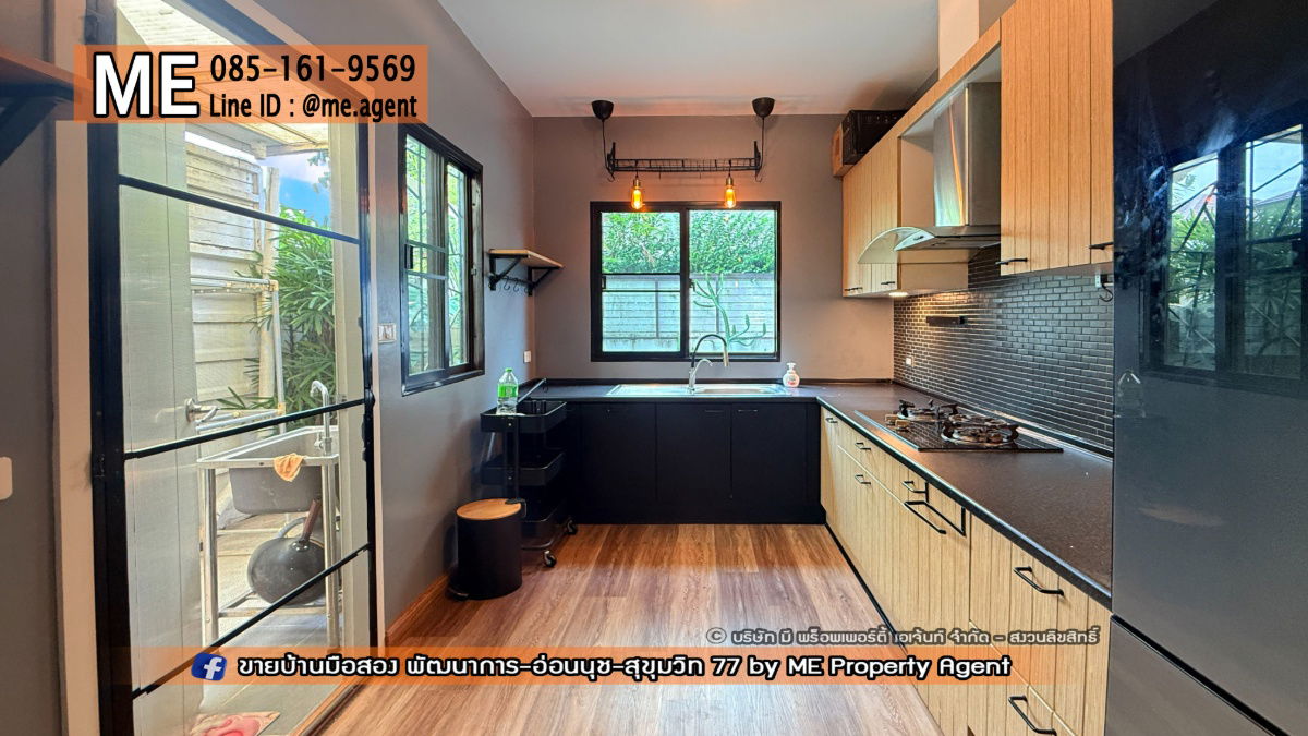 picture Sale Single house Pruksa Ville 73, Pattanakarn 38, fully furnished, Near Ekkamai, Thonglor, Sukhumvit call 085-161-9569 Oh (BA30-40) - 9/25