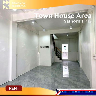 เช่าทาวน์โฮม ถนนสาทรใต้ : Townhouse Area Sathorn 11/12 🏡 ทำเลใจกลางสาทร ใกล้ BTS เซนต์หลุยส์ เพียง 600 ม. 🚇 
