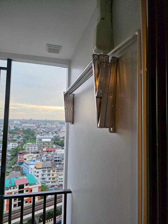 picture Condo for rent, Regent Home Wutthakat, Building A, 18th floor, built-in, luxurious throughout the room, open view, rental price 11,500 baht - 27/35