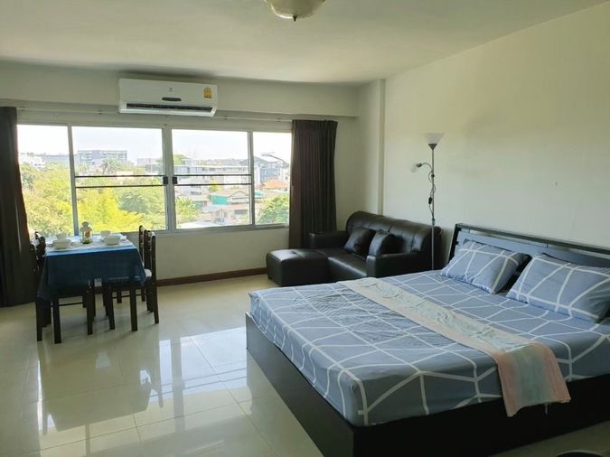 🌇ให้เช่า ชมดอยคอนโด (ตึกกลม) — ใกล้ มช. และนิมมาน ทำเลดี เดินทางสะดวก! 