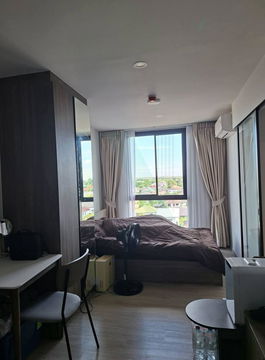 🎉 For Rent Condo NUE CORE KHU KHOT STATION Building 1, Floor 8,Studio, Room size 22 sqm