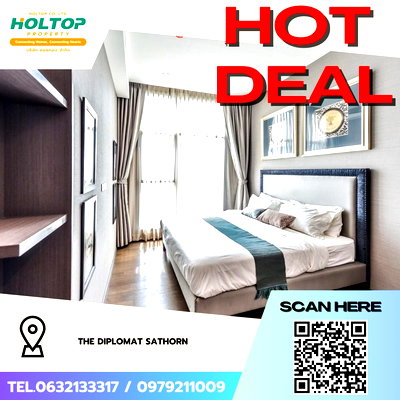 คอนโดให้เช่า : #Z3118💥 101168 🔥ให้เช่าคอนโด The Diplomat Sathorn 