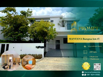 Houses for rent Bangna - Trat  : MN04940 - MANTANA Bangna km 15