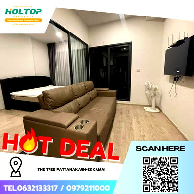 Condos for sale : #Z3095💥 071168 🔥 Condo for sale: The Tree Pattanakarn-Ekkamai