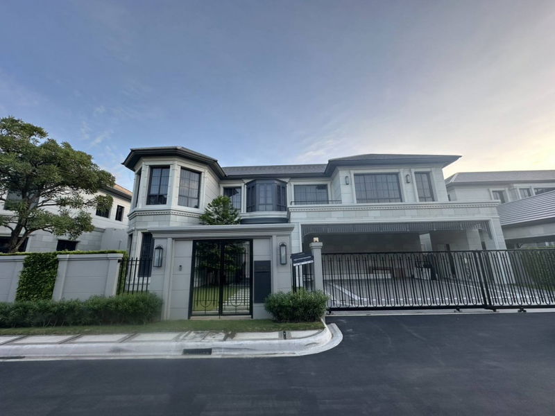 บ้านเดี่ยวให้เช่า : ขาย-ให้ เช่า บ้านเดี่ยว นาราสิริ กรุงเทพกรีฑา 554 ตรม 152 ตรว 2 ชั้น 4 ห้องนอน 5 ห้องน้ำ ใกล้โรงเรียนนานาชาติ Brighton และ Wellington