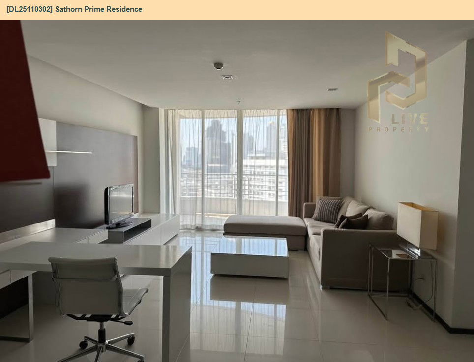 picture DL25110302 Condo for rent, Sathorn Prime Residence near BTS Surasak, ready to move in, call urgently 0638692663 LineID @897iyzll - 3/10