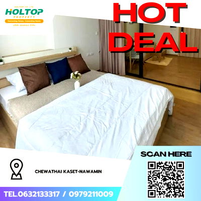 เช่าคอนโด MRT ลาดพร้าว 101 : #Z3086💥 071168 🔥ให้เช่าคอนโด The Origin Ladprao-Bangkapi