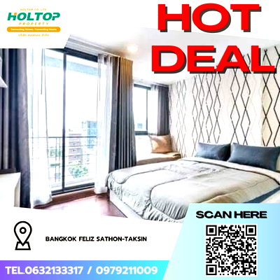 Condos for rent : #Z3135💥 121168 🔥Condo for rent: Bangkok Feliz Sathon-Taksin