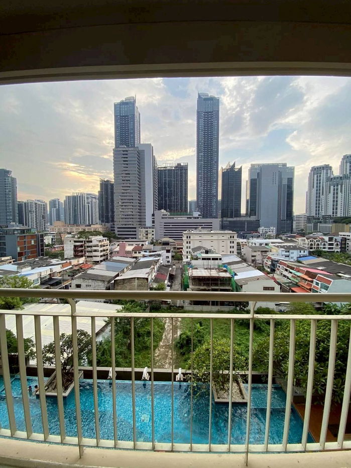 picture Lumpini Place Rama 9 - Ratchada, 1B1B, 10th Floor, B Tower, 38 Sq.wah, Rent 13,500 baht/month - 15/16