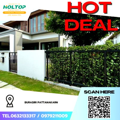 Houses for rent Sukhumvit Road : #Z3096💥101168🔥House for rent: Burasiri Pattanakarn