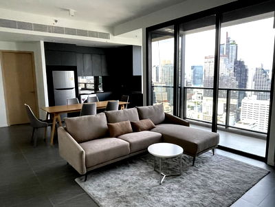 Condos for sale Lumpini Park : Call : 085-141-3333 Sold with tenant Condo The Lofts Silom, 86.15 sq.m 2 Beds 2 Baths 25th floor Facing East, Corner Unit, Fully furnished