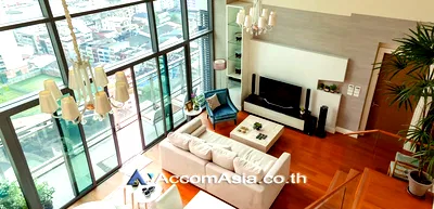 คอนโดให้เช่า : 🔼🔽 AccomA 📩 Duplex Condo 3 BR Condominium @Bright Sukhumvit 24 (AA30612)