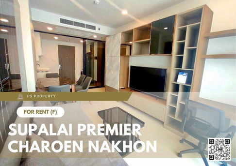 For rent ✨ Supalai Premier Charoen Nakhon ✨ Fully furnished and equipped, near BTS Khlong San