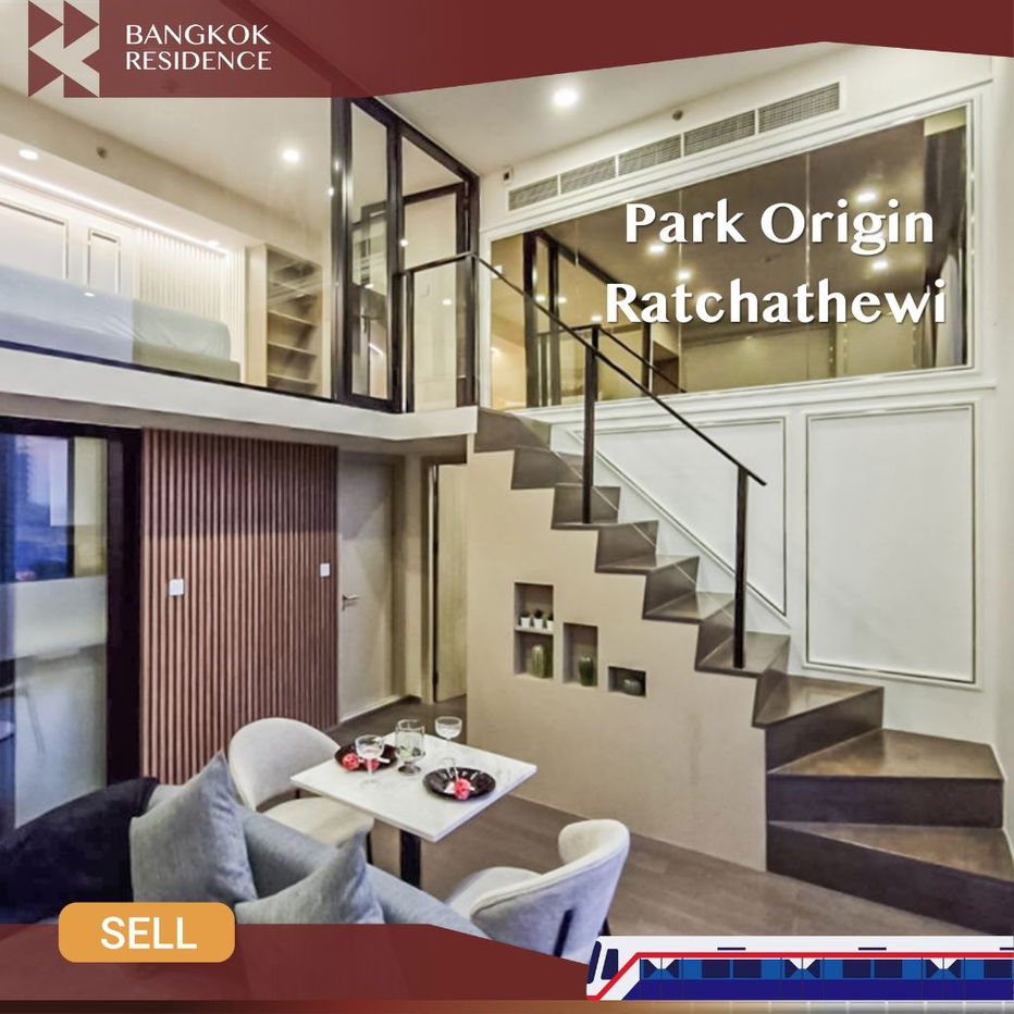 picture ð Duplex 2-Bedroom Fully Furnished - Park Origin Ratchathewi ð Near BTS Ratchathewi - 1/7