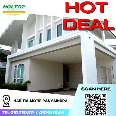Houses for rent Hathai Rat Road : #R7547  🎉 121168 House for rent Habitia Motif Panyaindra